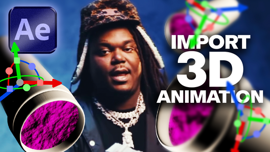 How to Import 3D Animated Objects into After Effects without Plugins