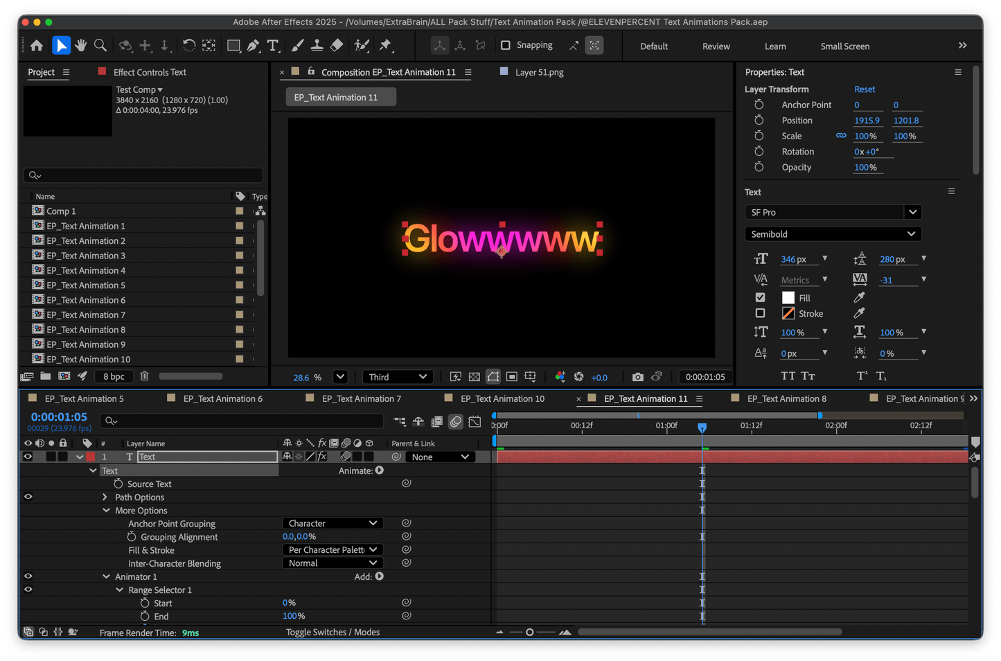 Apple Style Text Animations Pack