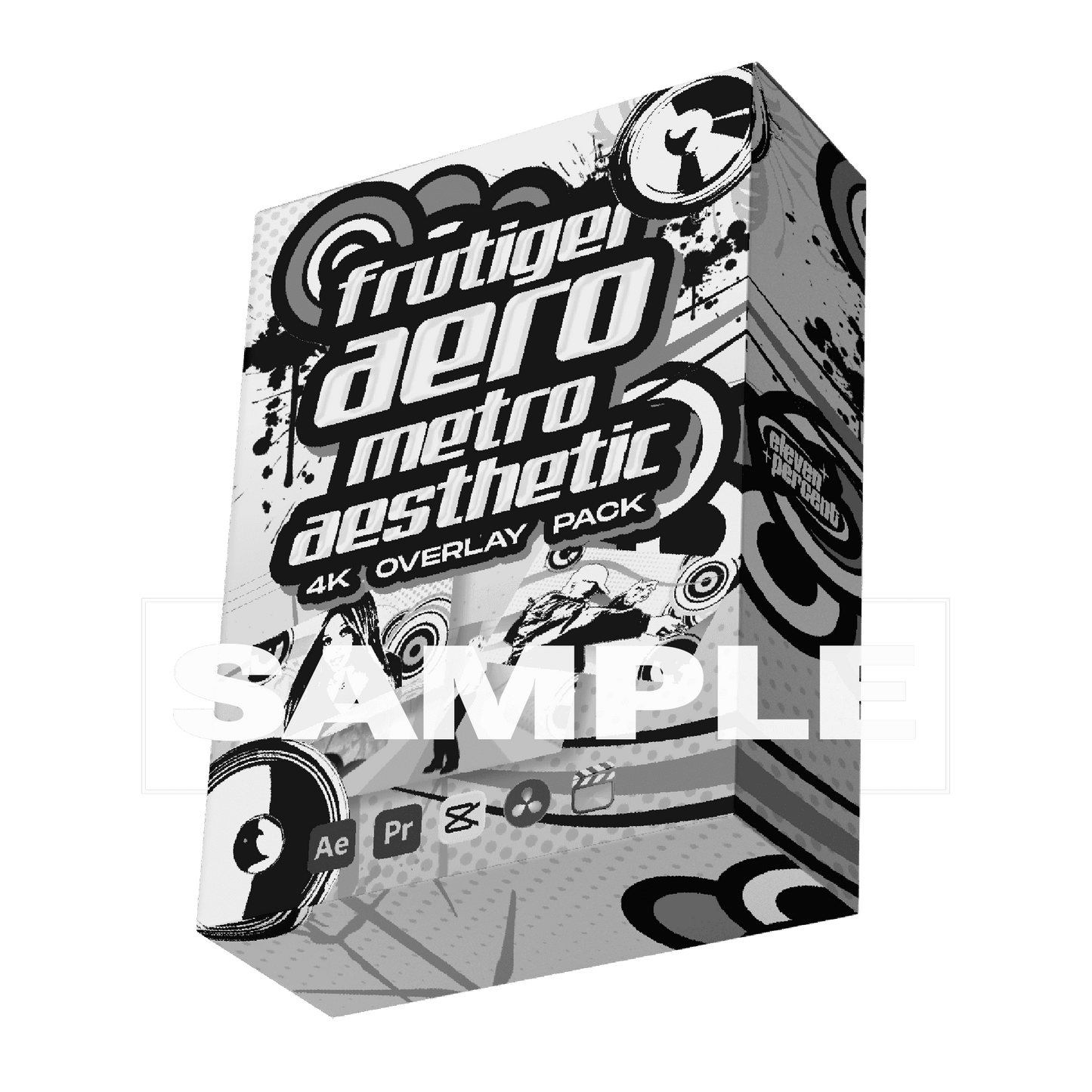 Frutiger Metro Y2K Overlay – Free Sample