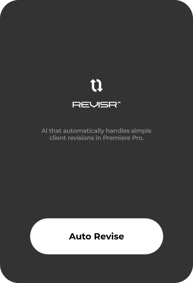 Revisr - AI Revisions Fixer for Video Editing