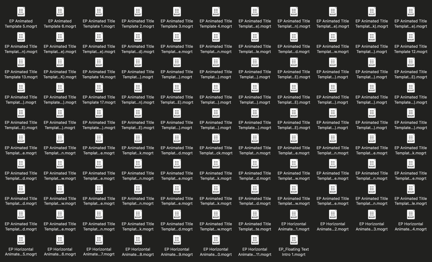 100+ Viral Animated Captions Ultimate MOGRT Pack