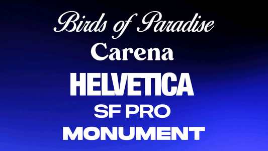 5 Free Fonts I Use for Cinematic Title Cards (After 5 Years of Editing)