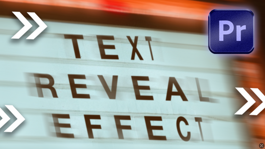 How to Create a Text Reveal Animation Effect in Premiere Pro