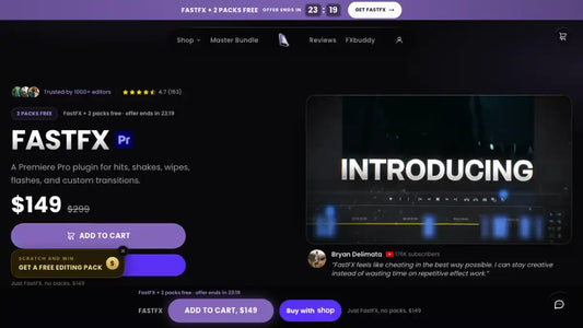 Paid Premiere Pro plugins for freelance editors