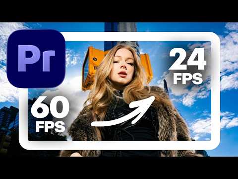 How to Change the Frame Rate in Premiere Pro (UNDER 60 Seconds)