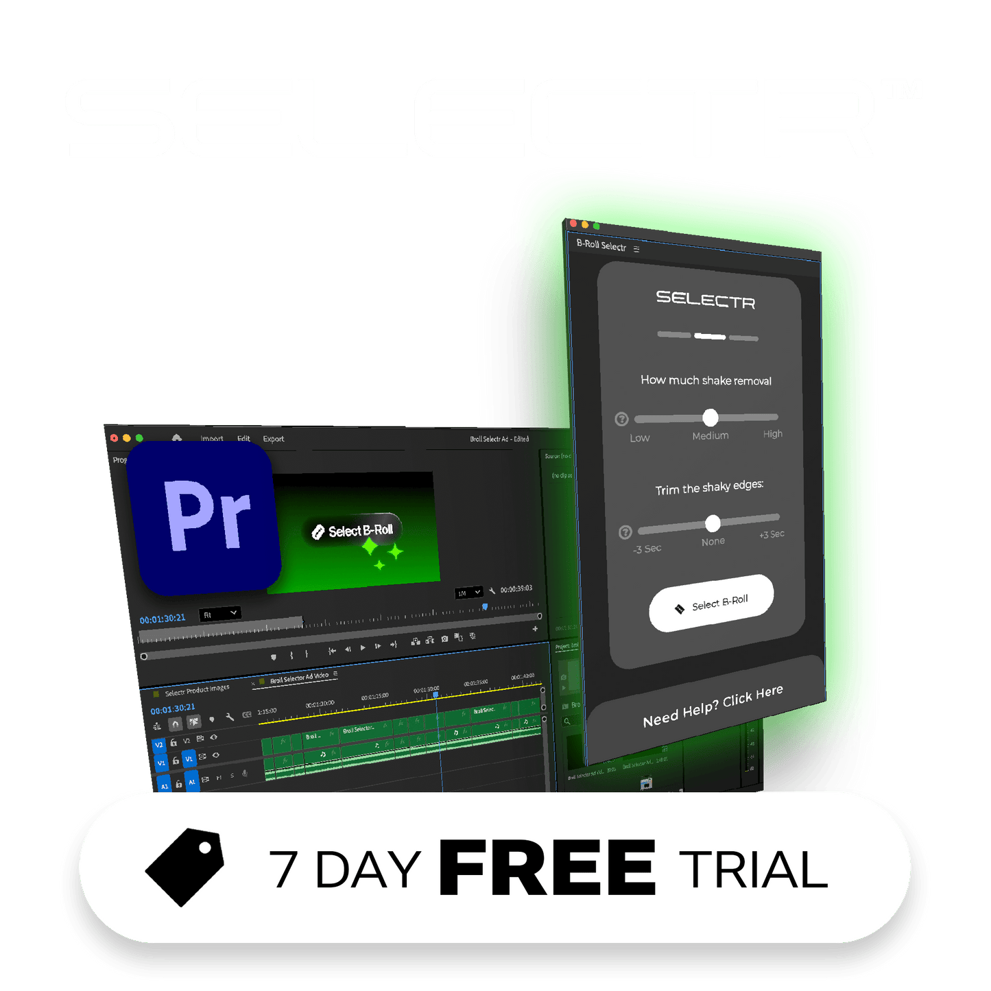 B-roll Selectr™ Plugin for Premiere Pro