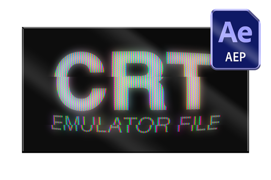 CRT Digital Emulator | After Effects Project File