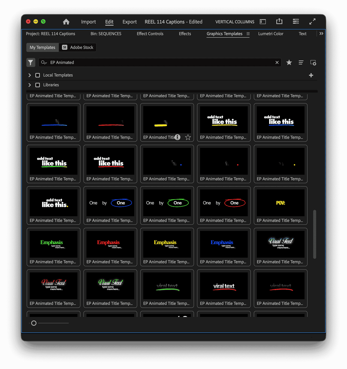 Files Caption Png 100+ Viral Shortform Caption Animation MOGRT Templates – Eleven Percent