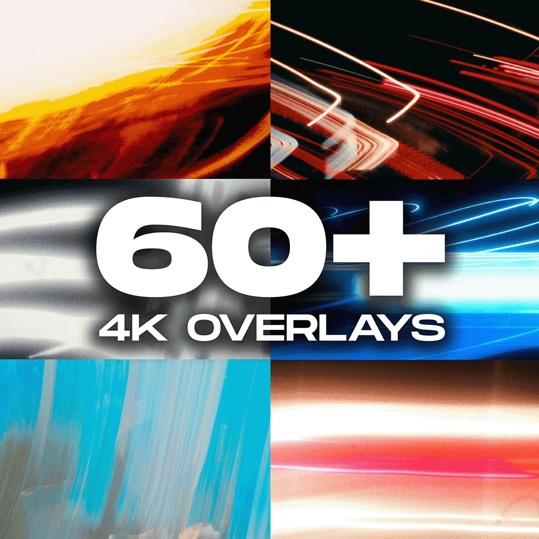 Essential Film Burn & Slow Shutter Transition Overlay Pack