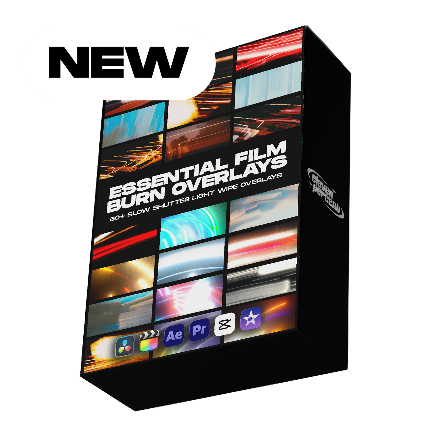 Essential Film Burn & Slow Shutter Transition Overlay Pack