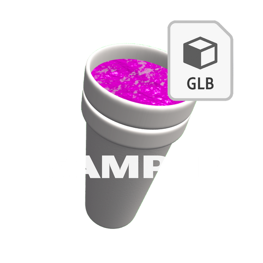 Free 3D Animated Lean Cup GLB File Sample