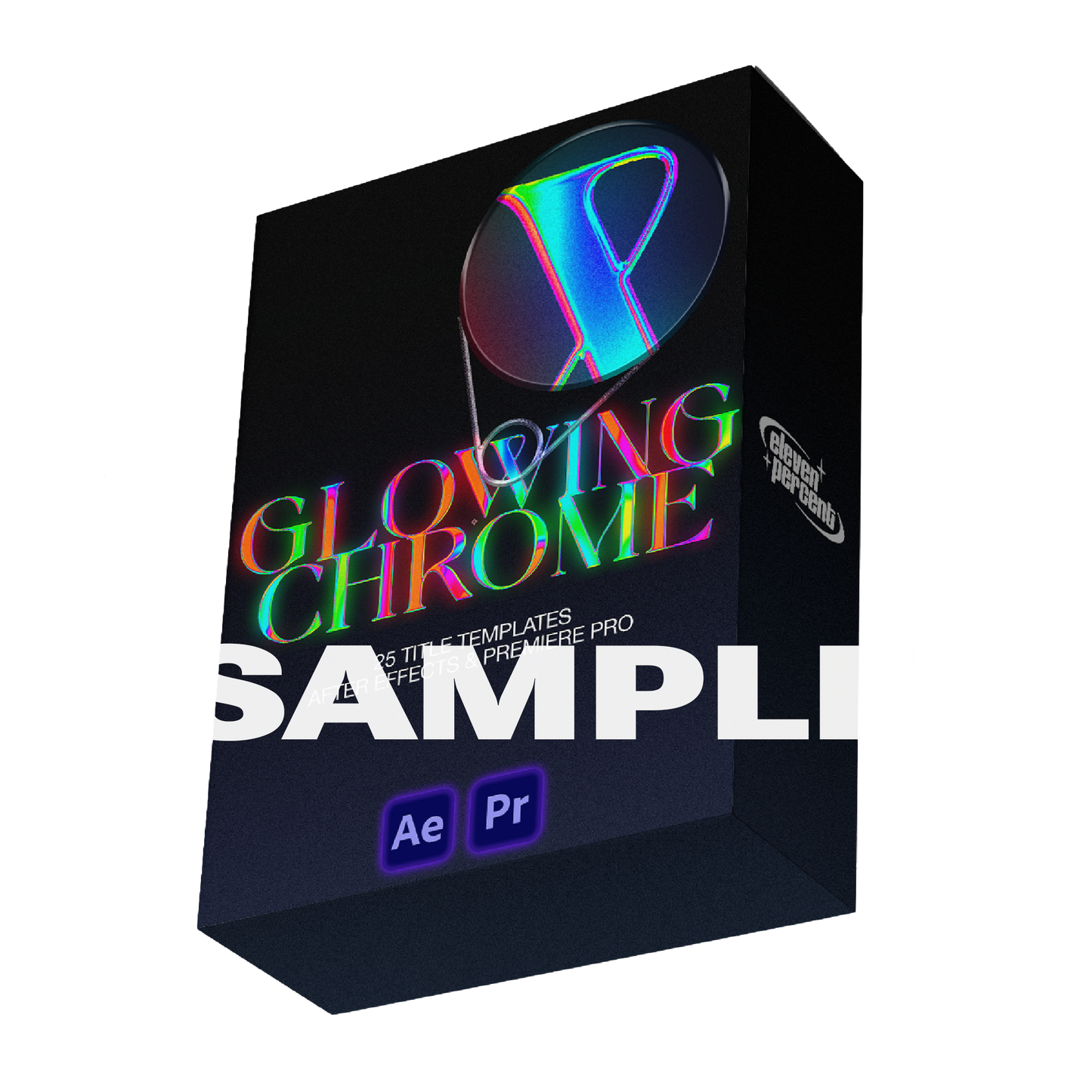 Free Glowing Chrome Title Sample