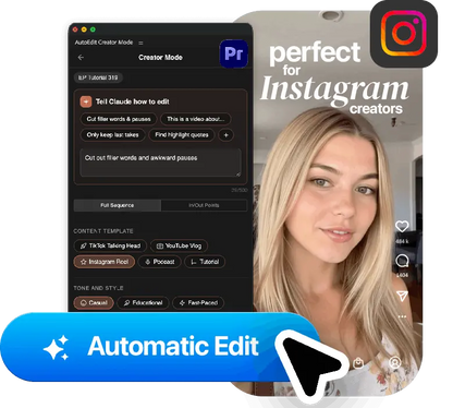 AutoEdit™ Creator Mode - AI Content Editor