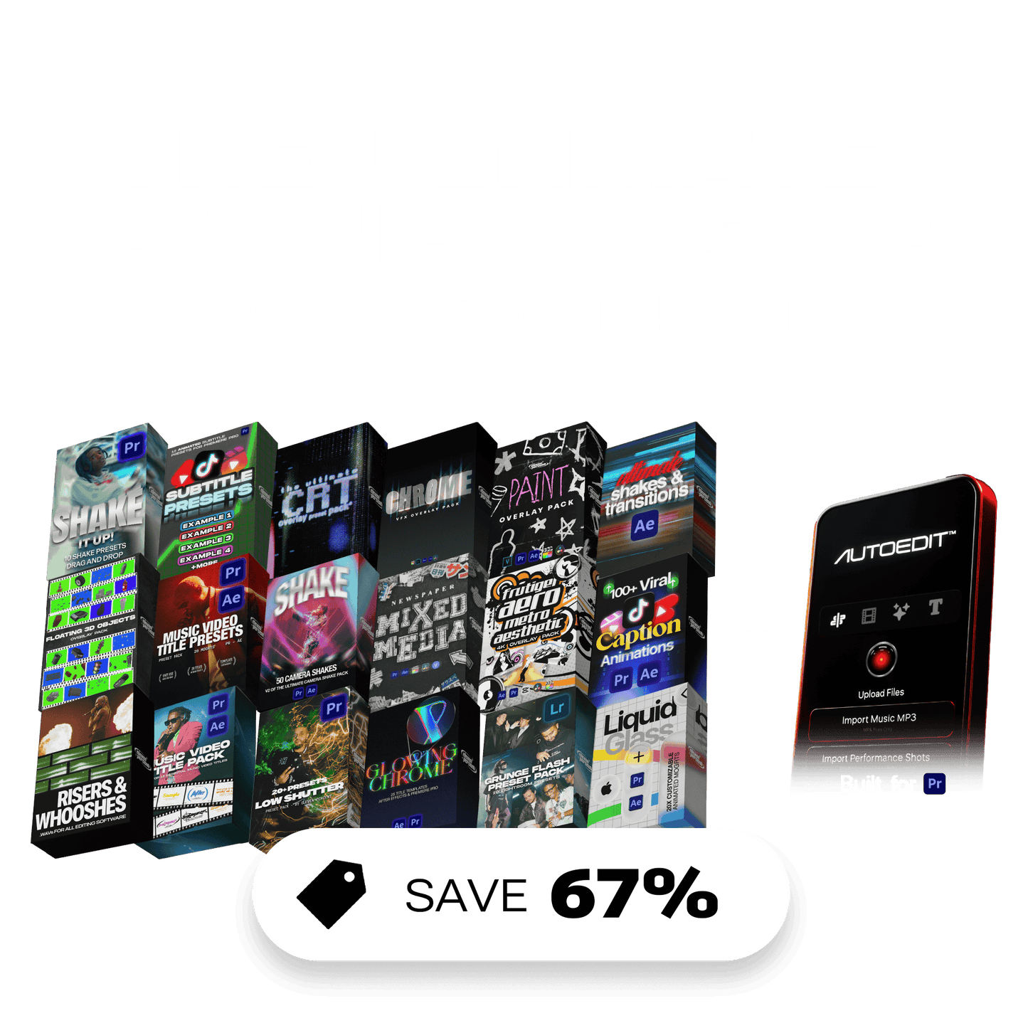 Ultimate Editing Master Collection | 17 Packs + 1 Plugin ALL in ONE