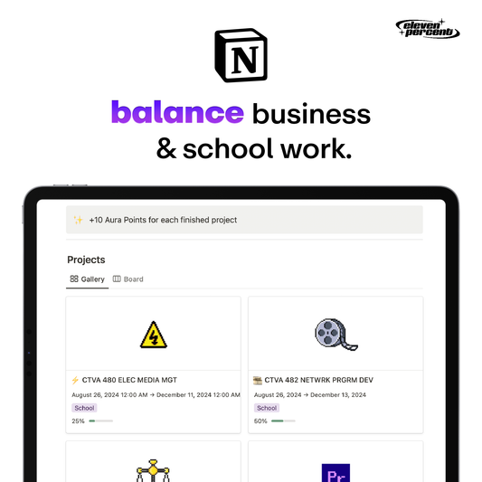 Notion School & Business Manager Template