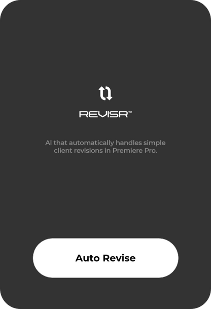 Revisr - AI Revisions Fixer for Video Editing