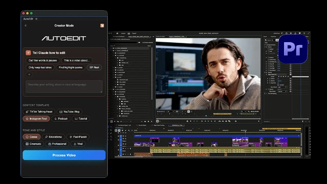 AutoEdit™ Creator Mode - AI Content Editor