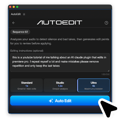 AutoEdit™ Creator Mode - AI Content Editor
