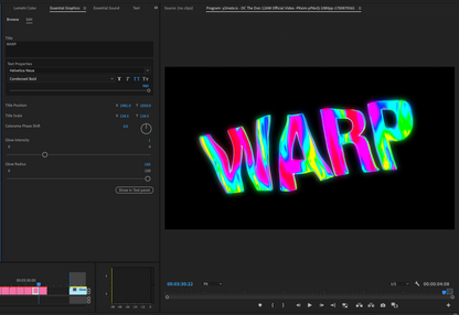 30 Glowing Neon Chrome Title Card Templates