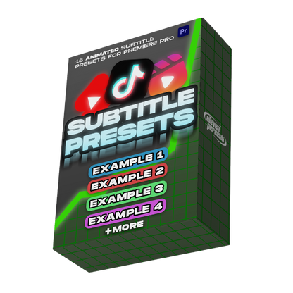 Subtitle Presets Pack for Premiere Pro