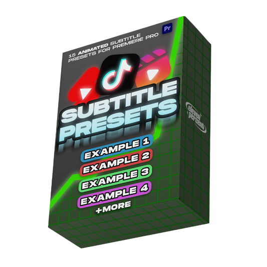 Subtitle Presets Pack for Premiere Pro
