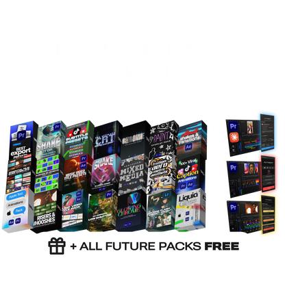 Ultimate Editing Master Collection | 21 Packs + 3 AI Plugins