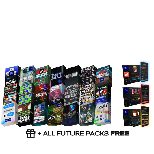 Ultimate Editing Master Collection | 21 Packs + 3 AI Plugins