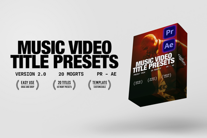 Music Video Title Preset Pack Vol. 2