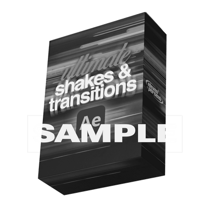 After Effects Music Video Shake Transition Preset - Free Sample