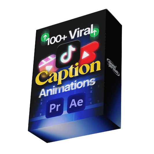 100+ Viral Animated Captions Ultimate MOGRT Pack