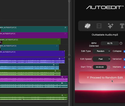 AutoEdit™ the AI Music Video Editor