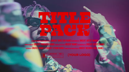 TOP 15 Essential Music Video Title Templates Pack